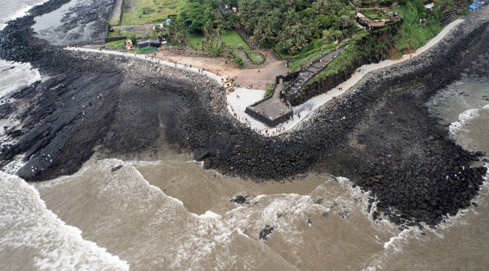 Bandra Fort Mumbai — aerial view of the historic Portuguese fort